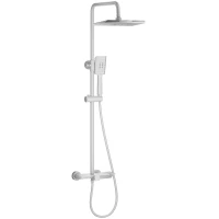 Душевая система Wonzon & Woghand WW-AE33110-MW 270x200 мм, CoolStart, со смесителем, белый матовый