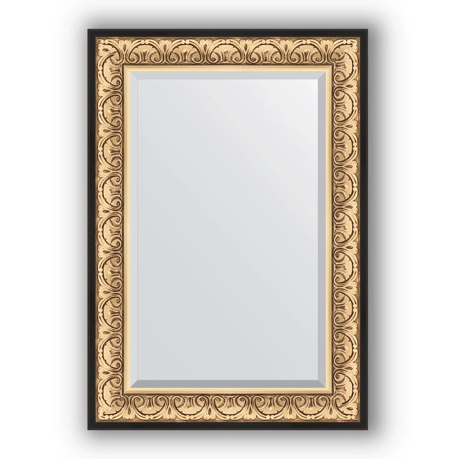 Зеркало 70x100 см барокко золото Evoform Exclusive BY 1281 зеркало 80x162 см барокко золото evoform exclusive g by 4294