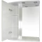 Зеркальный шкаф Misty Астра Э-Аст04060-01СвЛ 61,5x72 см L, с подсветкой, выключателем, белый глянец - 2