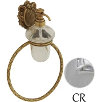 Полотенцедержатель с дозатором Migliore Cleopatra ML.CLE-60.716.CR