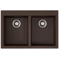 Кухонная мойка Tetogranit Omoikiri Bosen 80-2-DC темный шоколад 4993840