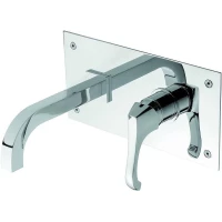 Смеситель для раковины Emmevi Ares 76055/CR встраиваемый, без донного клапана, хром