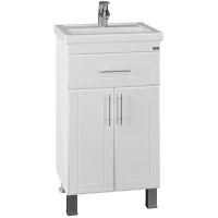 Тумба белый глянец 46 см Санта Дублин 223002