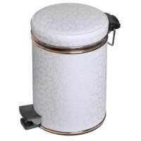 Мусорное ведро 3л, белый золото Camelos 03FWG-10-9