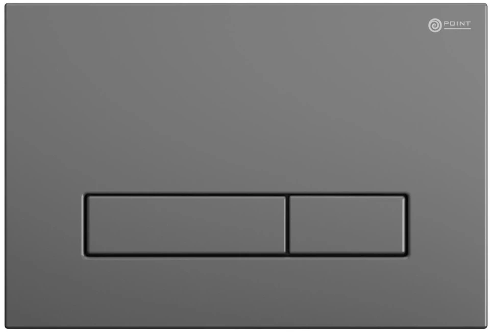 Смывная клавиша Point Меркурий графит PN44831GM кнопка смыва point меркурий графит pn44831gm