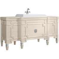 Тумба бежевый глянец поталь серебро 172,6 см Belux Кастилия Н 170-06 4810924255563