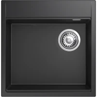 Кухонная мойка Rivelato Tesoro TR-505-R nero 50x51 см, черный