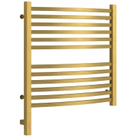 Полотенцесушитель электрический 600x600 состаренная латунь МЭМ левый Сунержа Аркус 3.0 051-5704-6060