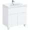 Комплект мебели белый глянец 80 см Onika Стрим 108055 + UM-COM80/1 + 208094 - 6