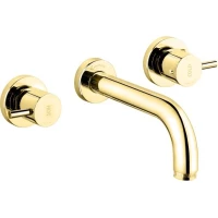 Смеситель для раковины Emmevi Piper 45155/OR встраиваемый, без донного клапана, золотой