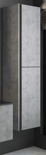 Пенал подвесной бетон светлый/черный L/R Comforty Эдинбург 00004147998 - фото 5