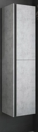 Пенал подвесной бетон светлый/черный L/R Comforty Эдинбург 00004147998 - фото 3