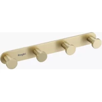 Планка с крючками Raglo R300.054.03 для ванны, золотой матовый