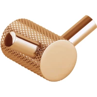 Крючок Bemeta Glacera 175106030 двойной, для ванны, медное золото глянец