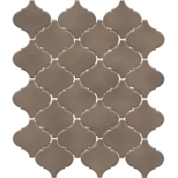 Арабески Марокко коричневый тёмный глянцевый 26x30