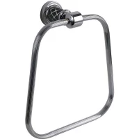 Полотенцедержатель кольцо Boheme Murano 10905-B-CR хром/черный