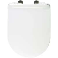 Сиденье для унитаза Migliore Joy 32051 с микролифтом, белый глянец/хром