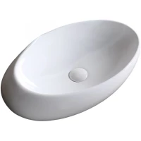 Раковина-чаша Ceruttispa CR0058C 69x45 см, накладная, белый