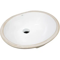 Раковина Bond Oval S98-490 49,5x40,5 см, встраиваемая снизу, белый глянец