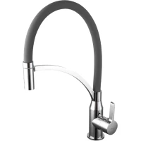 Смеситель для кухни Frap F4552 с гибким изливом, хром