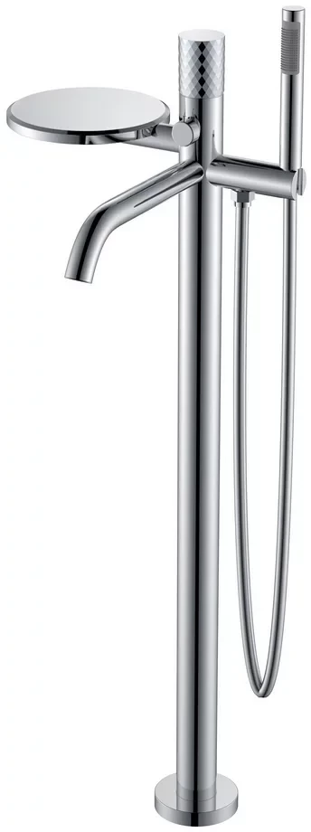 Смеситель напольный для ванны Boheme Stick Diamond 129-CRCR душевая система 300 мм boheme stick touch 128 crcr 2