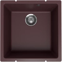 Кухонная мойка Ulgran Under 400-06 45x45 см, трюфель