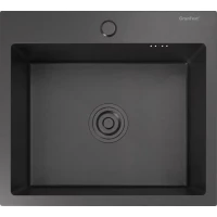 Кухонная мойка GranFest Metal 5045 PVD графит 50x45 см, графит
