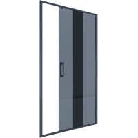 Душевая дверь Alex Baitler AB64B150 150 см, профиль черный матовый, стекло тонированное