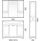 Зеркальный шкаф 105x85 см белый глянец Corozo Прованс SD-00000469 - 4