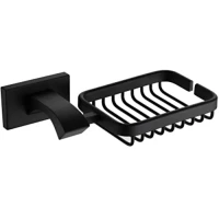 Мыльница Gappo G0702-16 настенная, черный матовый