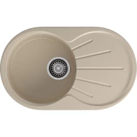 Кухонная мойка GranFest Rondo 750L 74,6x45,5 см, кашемир