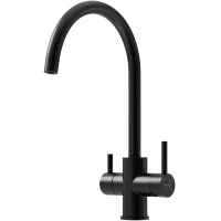 Смеситель для кухни Sancos Taper SC4012MB с подключением к фильтру, черный матовый