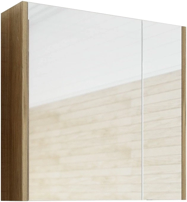 Зеркальный шкаф 64,8x72 см швейцарский вяз L Sanflor Ларго H0000000041 шкафчик sanflor