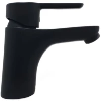 Смеситель для раковины Webert Sax Evolution SE830102560 с донным клапаном, черный матовый