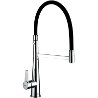 Смеситель для кухни Gappo G4398-15 с гибким изливом, хром