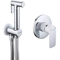 Гигиенический душ Gappo G7248 со смесителем, хром/белый