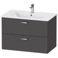 Тумба графит матовый 80 см Duravit XBase XB612104949