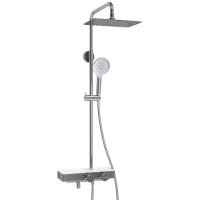 Душевая система 300x200 мм WasserKRAFT Aller A113.069.127.CH T