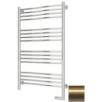 Полотенцесушитель электрический 1000x600 состаренная латунь МЭМ правый Сунержа Флюид 2.0 051-5221-1060