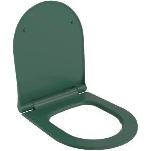 Изображение товара унитаз подвесной ambassador abner 103t20701r-102t20701s безободковый, с сиденьем микролифт, зеленый матовый