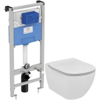 Комплект подвесной унитаз T007901 + T352701 + система инсталляции R020467 Ideal Standard Prosys Tesi AquaBlade T386801