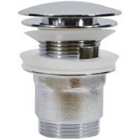 Донный клапан для раковины Magliezza 933-cr с переливом, хром