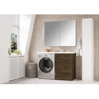 Комплект мебели дуб кантри 120 см Акватон Лондри 1A266901LHDY0 + 1A274801LHDY0 + 1A72243KLH010 + 1A267402LH010