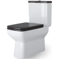 Унитаз-компакт с сиденьем микролифт Della Quattro Wood DE511090024