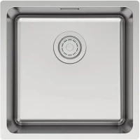 Кухонная мойка Paulmark Yuni YU44-BS 44x44 см, нержавеющая сталь