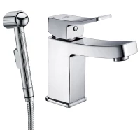 Смеситель для раковины с гигиенической лейкой WasserKRAFT Aller 1068