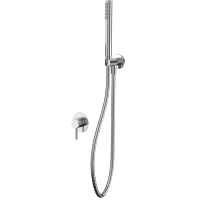 Смеситель для душа Whitecross Y YSET02NIB встраиваемый, с душевым гарнитуром, никель матовый