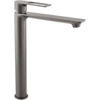 Смеситель для раковины Rav Slezak Nil NL230.5MG без донного клапана, оружейная сталь матовый