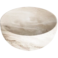 Раковина-чаша Alice Form Amazon 22430188 37x37 см, накладная, бежевый мрамор
