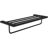 Полка для полотенец Knotlor Oval TR101BL 60 см, черный матовый